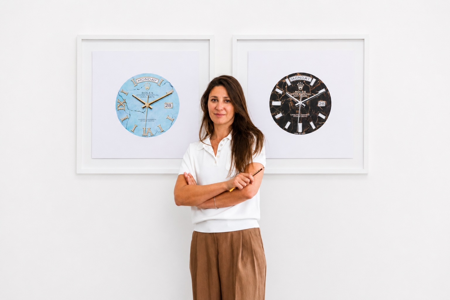 Turquoise Day-Date 36 and Eisenkiesel Day-Date 40 — TheWatchPortraits by Francesca Perona