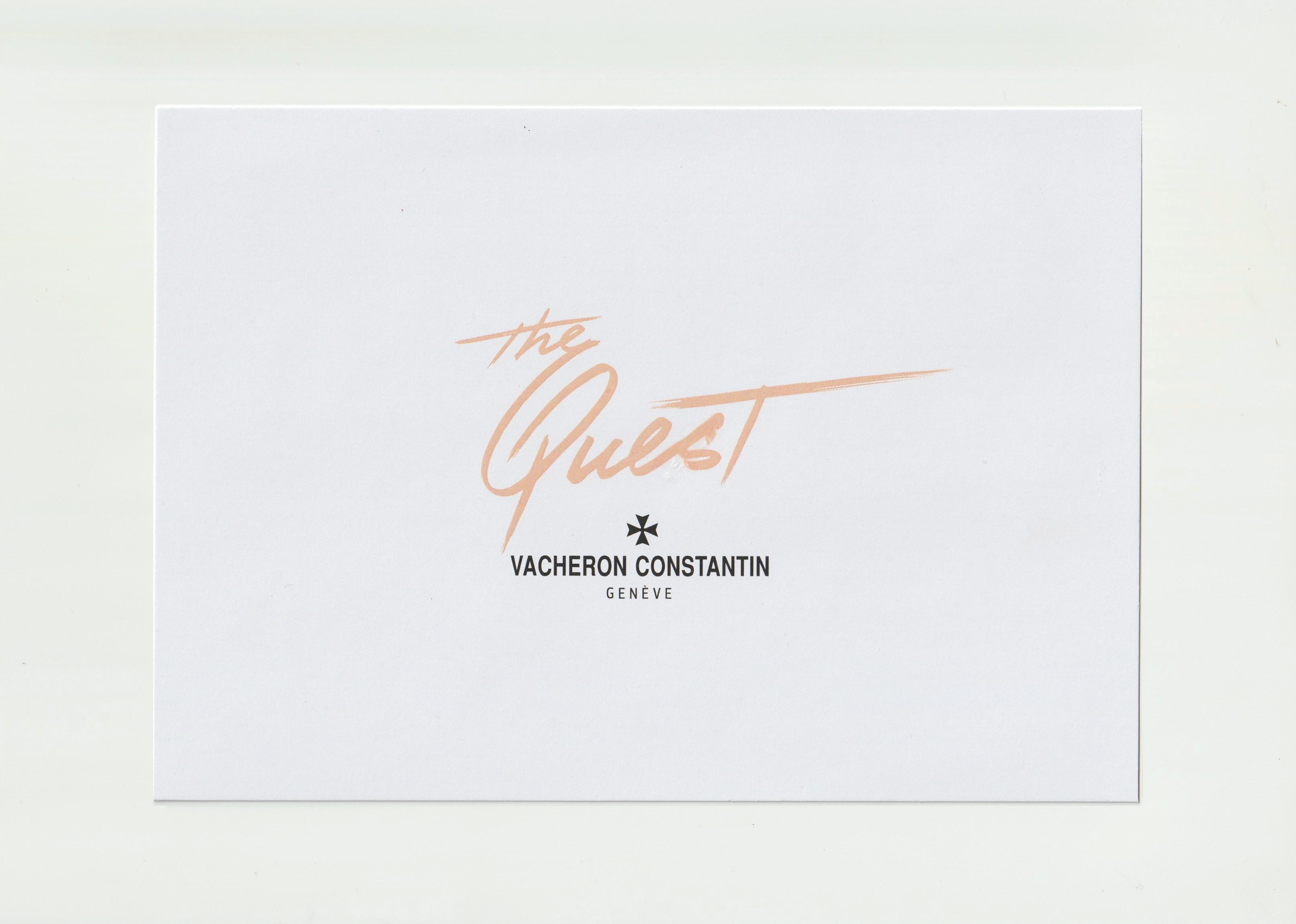 Vacheron Constantin — Journey Postcard — back